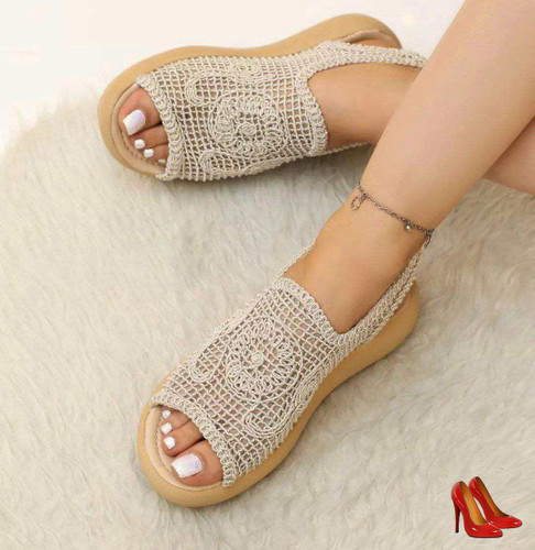صندل زنانه بافتی popo